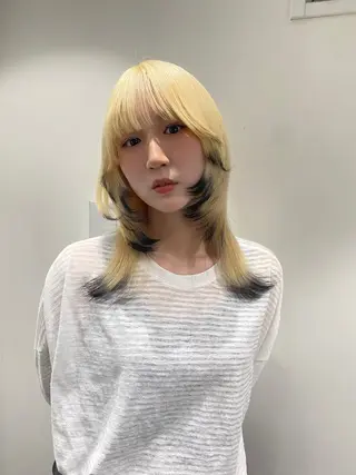 カラー AO所属・RISAKO 艶髪モテヘア🎀府中のヘアスタイル