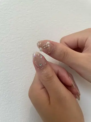 ネイル 束感まつ毛/ネイル/ LED♥KIRARAのマツエク・マツパデザイン