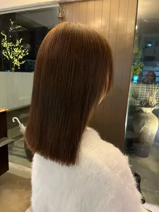 ミディアム 福田 成美のヘアスタイル