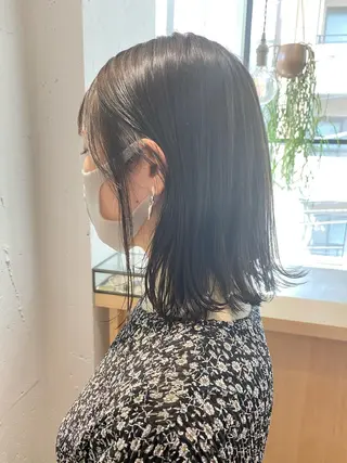 ミディアム カラー IVORY.所属・🟩白髪ぼかし/ボブ /ショートヘア/大司のヘアスタイル