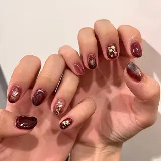 ネイル 黒葛原 めぐみのネイルデザイン