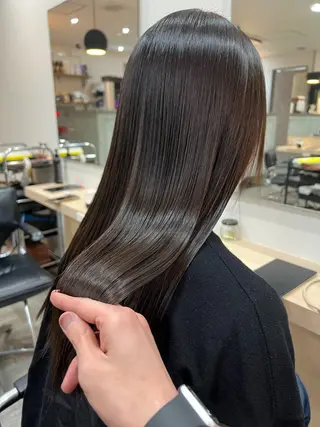 ロング 髪質改善/ ツヤ髪カラー/高井のヘアスタイル
