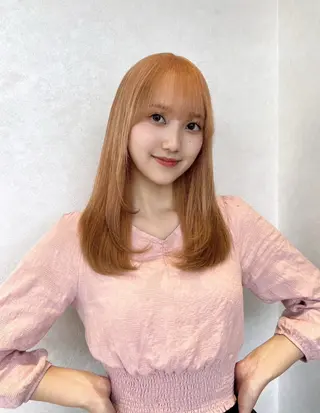 セミロング 青木 優遂のヘアスタイル