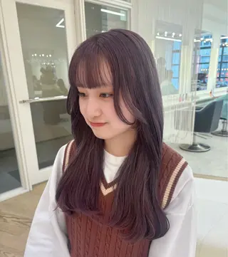 ロング Parve Mix / 根本 梨湖🫧のヘアスタイル