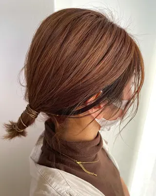 ミディアム カラー eins.hair所属・過去一の柔髪ヘア 🌿einshairのヘアスタイル