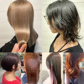ショート カラー 艶カラー/ハイトーン Anjuのヘアスタイル