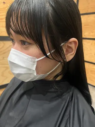 セミロング カラー パーマ ヘアアレンジ メンズ キッズ ネイル マツエク・マツパ アイブロウ times salon名駅所属・久木原 ゆりのヘアスタイル