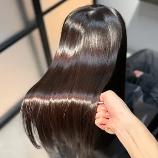 ロング カラー ブリーチなし I 髪質改善Ⅰたつやのヘアスタイル