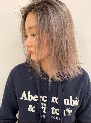 ミディアム メンズ特化美容師 ハスイルイのヘアスタイル