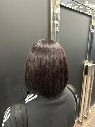 ショート 艶髪カラー/縮毛矯正 美髪矯正シュンペイのヘアスタイル