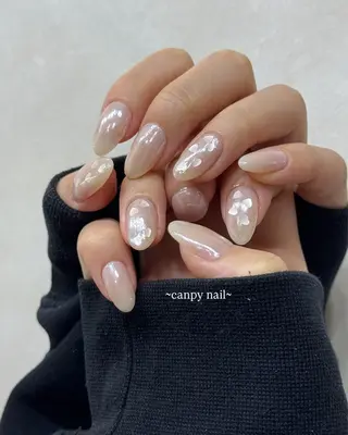 ネイル 韓国ネイル/ワンホン ネイル🎀表参道3分のネイルデザイン