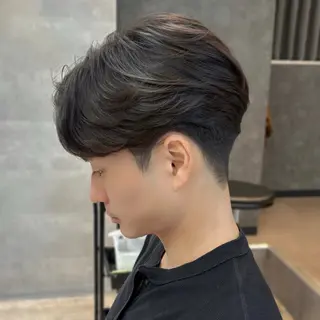 メンズ 新宿/韓国メンズ RIKUパーマのヘアスタイル