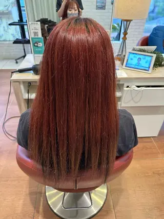 ロング カラー ヘアアレンジ ho nokaのヘアスタイル