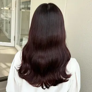 カラー ︎︎🌟韓国艶カラー ︎🌟璃奈 (ﾘﾅ)のヘアスタイル