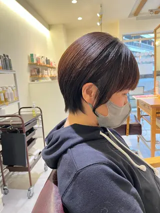ショート カラー BLENDby happiness所属・KAORU/絹髪 /髪質改善/奈良のヘアスタイル