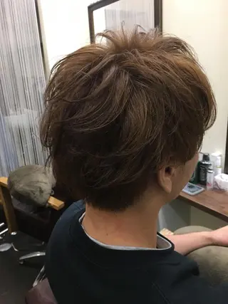 ショート カラー メンズ arbre所属・安藤 芽衣のヘアスタイル