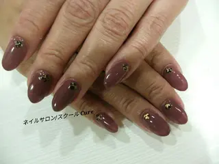 セミロング ネイル ネイルサロン Cureのネイルデザイン