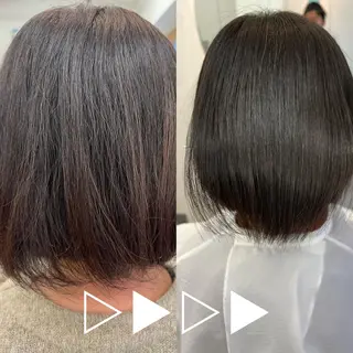 ミディアム 美容師っぽくないけど 上手いんだなぁ🐭のヘアスタイル