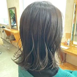 ミディアム カラー 🌼RIKA🌼レデ ィース専門💖のヘアスタイル