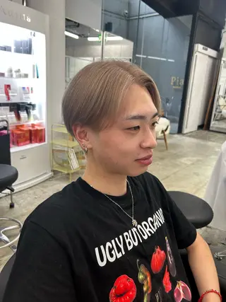 ショート カラー メンズ Pia hair design yakuin所属・【pia】 syuuのヘアスタイル