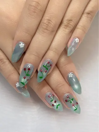 ネイル BLACK VELVET 24所属・BLACKVELV ET(YUME)のネイルデザイン