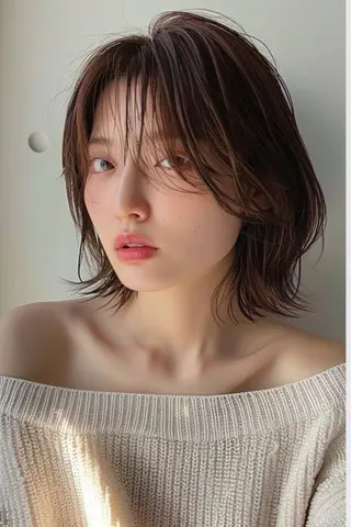 ミディアム カラー 最新ケアカラー 髪質改善YUTOのヘアスタイル