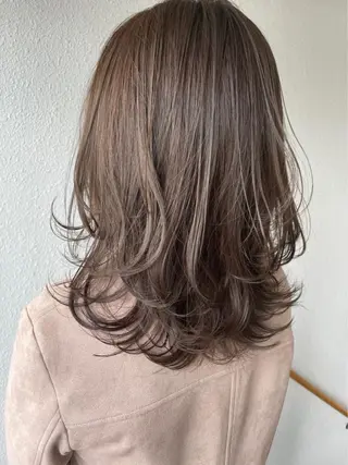 セミロング カラー 石谷蒼 メンズパーマ特化のヘアスタイル