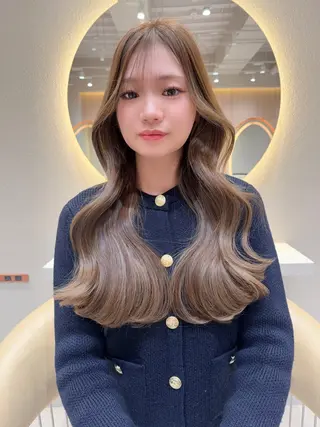 ロング カラー レイヤー❣️縮毛矯正 川村利幸のヘアスタイル