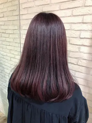 セミロング カラー HAUS 片山みほのヘアスタイル