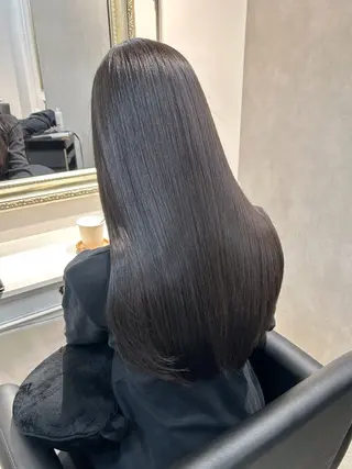 ロング 💎艶カラー+美髪 +髪質改善💎のヘアスタイル