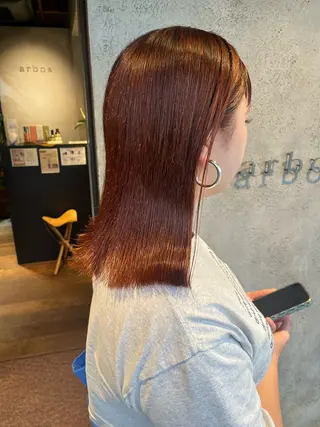 ミディアム arbos所属・arbos/鳳美容室 /  yunaのヘアスタイル