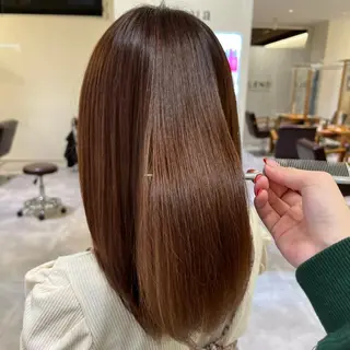 ミディアム 大江 美穂のヘアスタイル