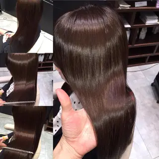 ミディアム セミロング ロング カラー Re:ta KANZOのヘアスタイル