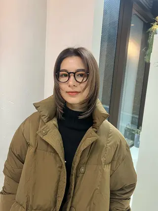 セミロング mee.所属・透明感カラー /あづき⭐️のヘアスタイル