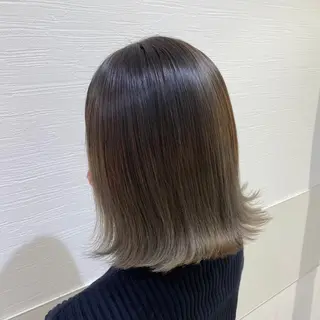 セミロング カラー 波巻パーマ/毛流れ パーマ☘️りゅうせいのヘアスタイル