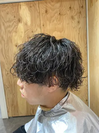 パーマ メンズ メンズブリーチカラー /パーマ ごーた立川のヘアスタイル