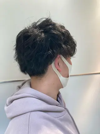 パーマ メンズ Yamamoto 半個室美容室zinaのヘアスタイル