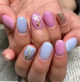 ネイル among アマン所属・lecoa_ kana／amongのネイルデザイン