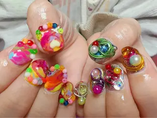 ネイル Nail Atelier IamI所属・アイアムアイ 大村磨衣のネイルデザイン