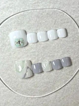 ネイル ミラクルミラー 町野のネイルデザイン