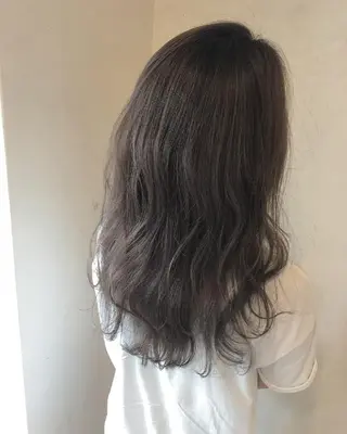 ロング カラー JIL BLAN 京都所属・RU RIのヘアスタイル