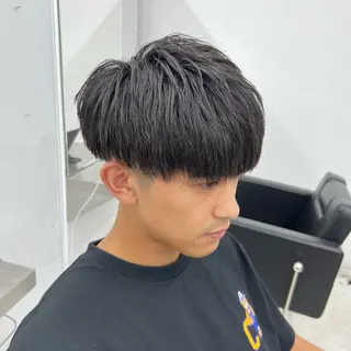 メンズ センターパート/ 暖色カラーayuのヘアスタイル