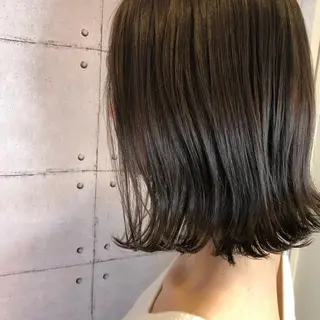 ミディアム ショート・ボブ🍎 ナカノユウキのヘアスタイル