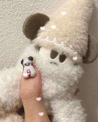 ネイル 艶/マグネット/網紅 /韓国/岩下りほのネイルデザイン