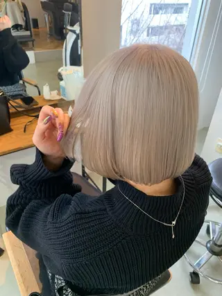 ミディアム カラー 船津武俊 フナツタケトシのヘアスタイル