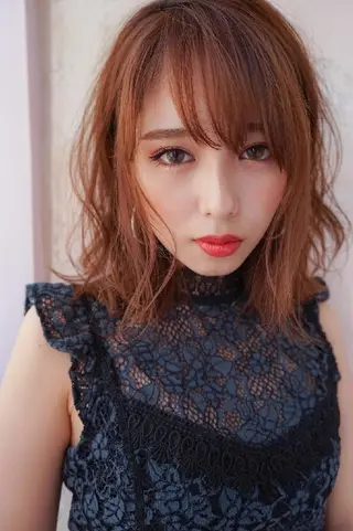 カラー ミディアム パーマ ショート、ボブの達人 東康介✨のヘアスタイル