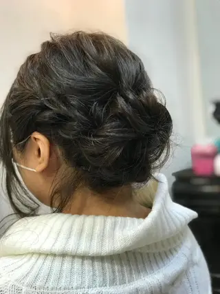 ヘアアレンジ 渋谷宮益坂 omoのヘアスタイル