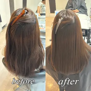 セミロング 🌙髪質改善カラー Momoka🦋のヘアスタイル