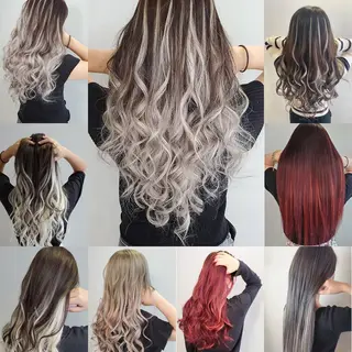 ロング 💎馴染むエクステ ×カラーTOMO💎のヘアスタイル