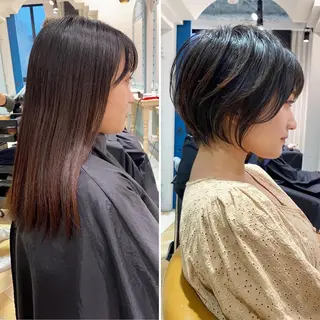 ショート カラー ショート、ボブの達人 東康介✨のヘアスタイル